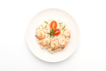 italian risotto with shrimps