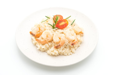 italian risotto with shrimps