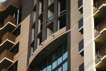 Fototapeta premium New high-rise high-rise building