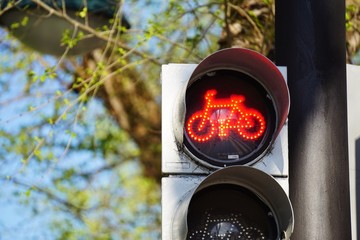 traffic light in the city