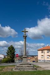 stone cross in Ledesma, Salamanca