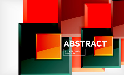 Square geometric background