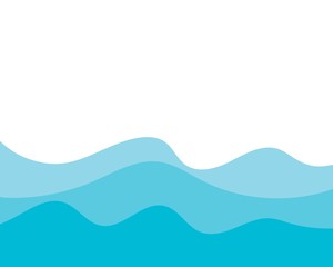 Wave background template