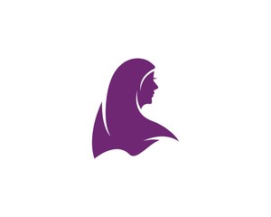 Hijab logo vector