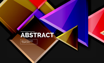 Shiny style geometric background