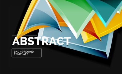 Shiny style geometric background