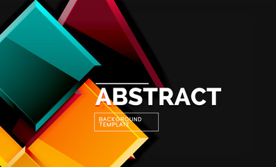 Shiny style geometric background