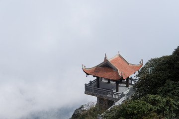Naklejka premium Chinese style pavilion.