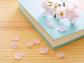 桜の花と本