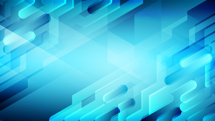 Fototapeta premium Abstract blue light and shade creative background. Vector illustration.