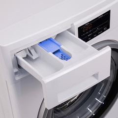 detergent drawer on a washing machine