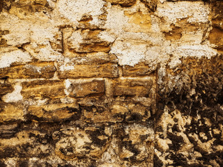 Old brick wall textures and backgrounds