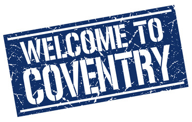 welcome to Coventry stamp