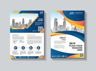 abstract cover and layout for presentation and marketing