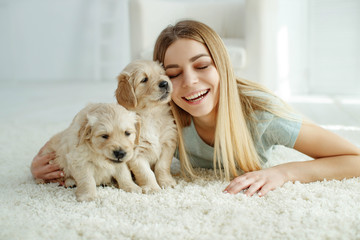 Woman with a dog 