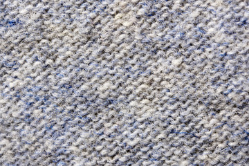 Machine knitted fabric close-up