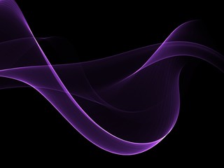 Abstract multicolored light waves background 