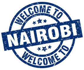 welcome to Nairobi blue stamp