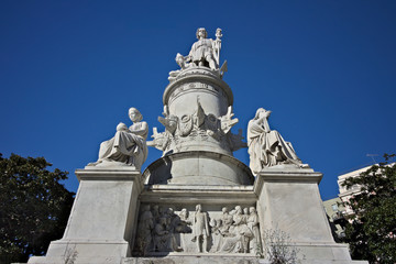 Fototapeta na wymiar Genoa. Christopher Columbus Monument