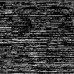 Fototapeta premium The Structure consisting of a set of geometric shapes resembling lines, oval, flat surface. Black and white Seamless vector image. Design for Wallpaper, cases, bags, fabric, foil and packaging.