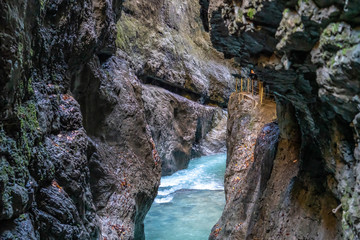 Hiking the Partnach Gorge in Garmisch-Partenkirchen, Bavaria, Germany