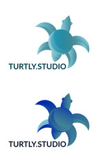 Company logo with turtle sign