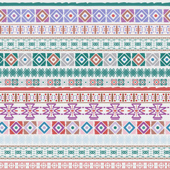 Ethnic boho seamless pattern