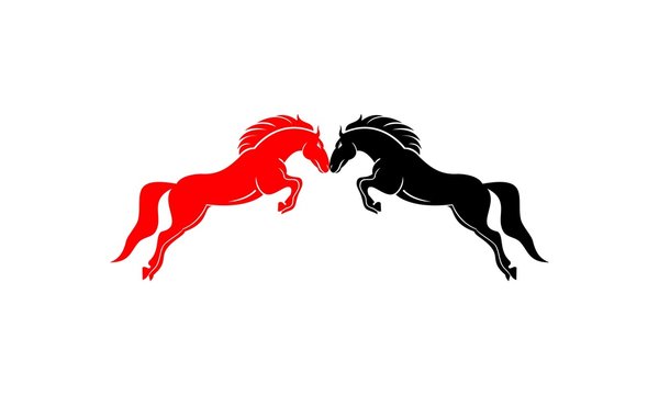 Two horse icon
