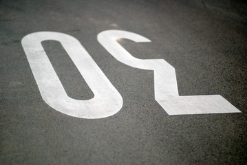 Speedlimit 30 on a street