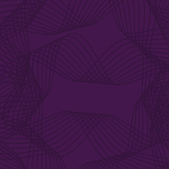 Set of Lines in Curvy Flowing Motion in Monochrome Violet Abstract Pattern Business concept Empty template copy space isolated Posters coupons promotional material