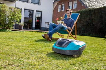 M&auml;hroboter verschafft Freizeit