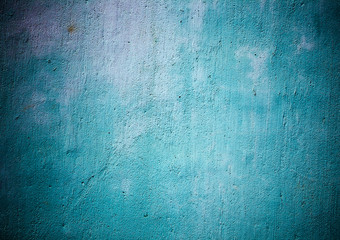 blue concrete wall background 