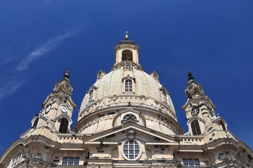 Fototapeta na wymiar Dresden Frauenkirche church