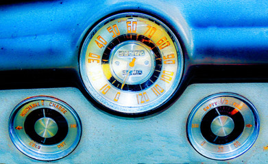 1948 Buick Roadmaster Instrument Cluster