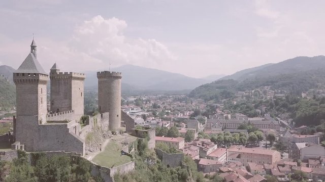 Foix aerial view