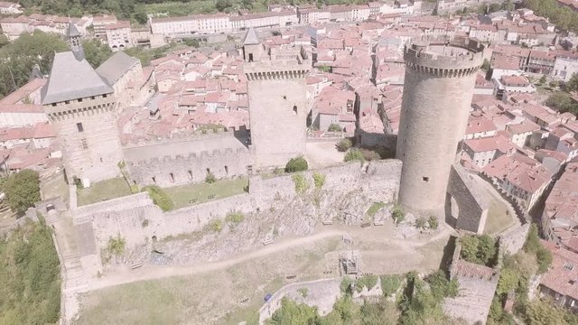 Foix aerial view
