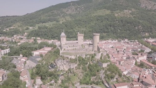 Foix aerial view