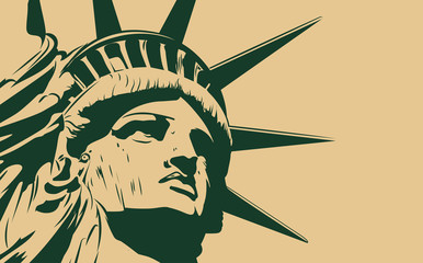 Statue of Liberty vector image - 260243830
