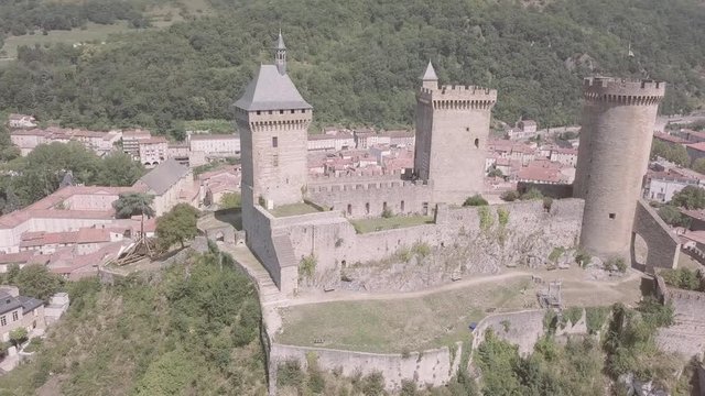 Foix aerial view