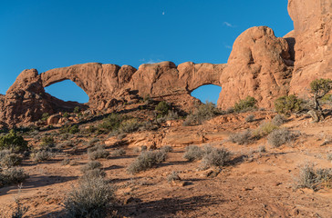 Arches National Park's beautiful landscape, Utah