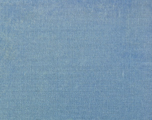 Background  of textured blue natural textile    