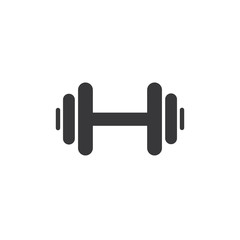 Dumbbell icon logo