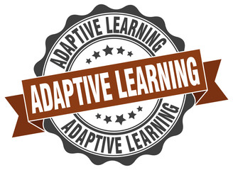 Obraz premium adaptive learning stamp. sign. seal