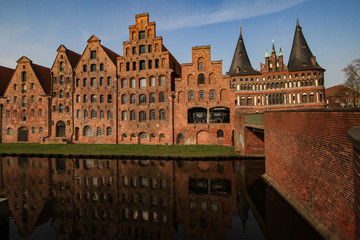 Naklejka premium Lübecker Wahrzeichen