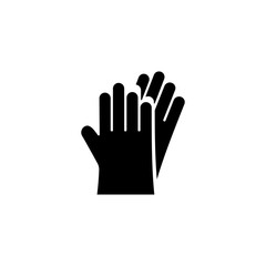 Obraz premium Protection gloves symbol
