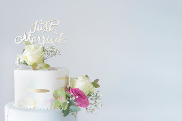 Wedding cake fondant