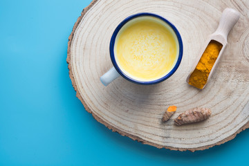 Turmeric milk (healthy drink)