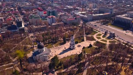 Aerial view of the cathedral