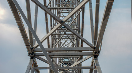 Russia. Khabarovsk - 2019: View of the Ferris wheel