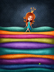 The Princess and the Pea © Elena Schweitzer